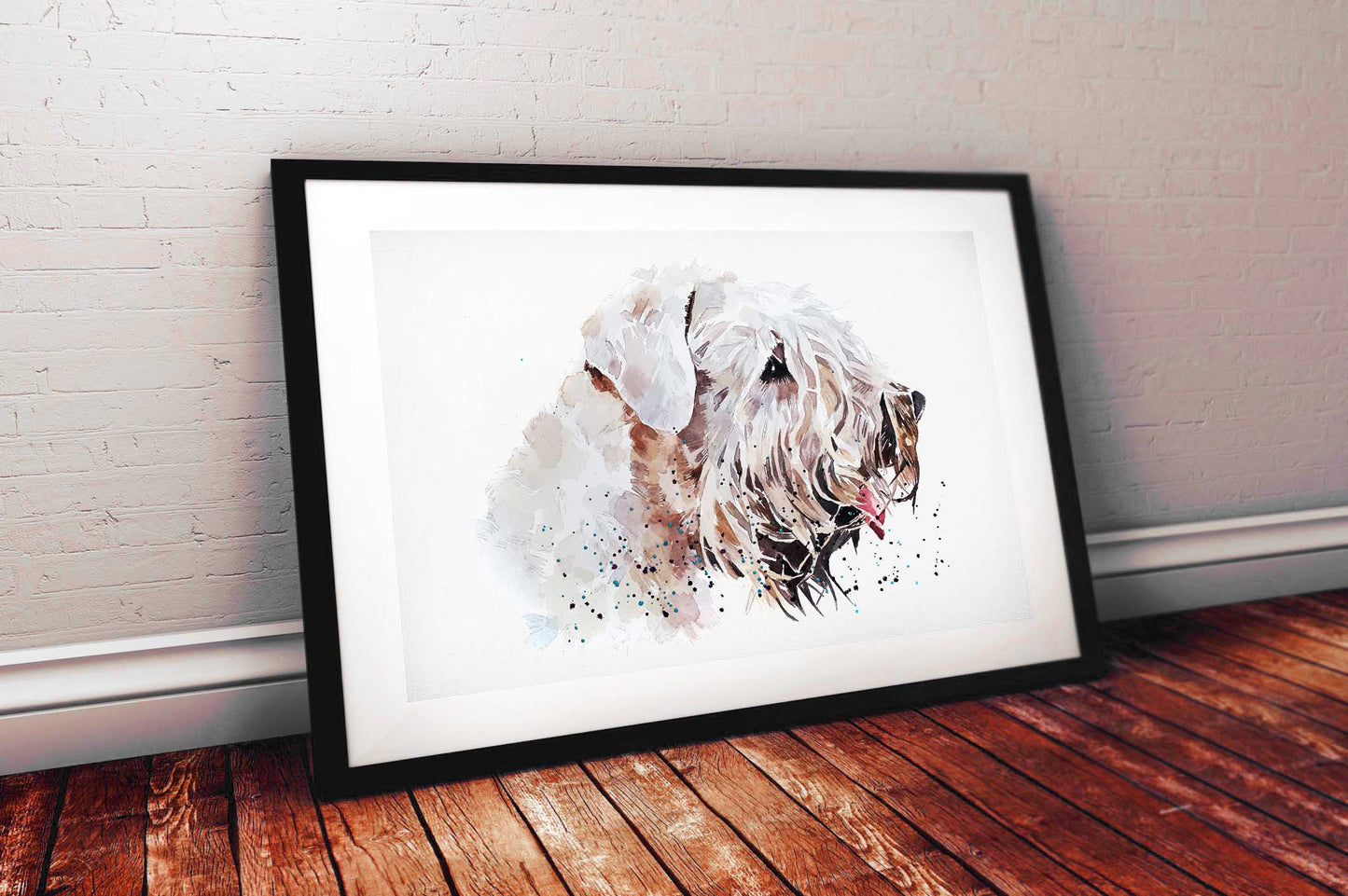 Wheaten Terrier The Thinker | Dog Art Print | Edswatercolours