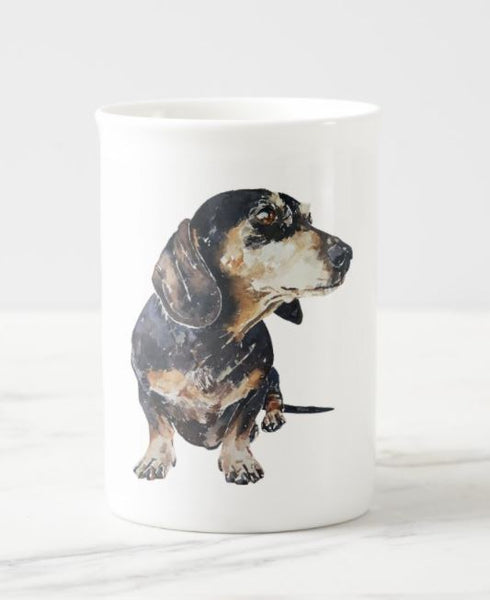Black and Tan Dachshund Windsor fine bone china Mug 10 oz