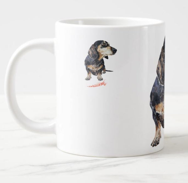 Dachshund Ceramic Mug 15 oz