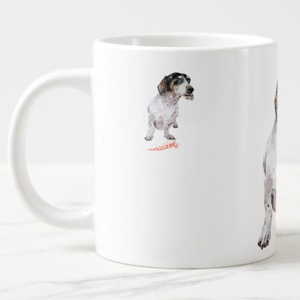 Piebald II Dachshund Ceramic Mug 15oz