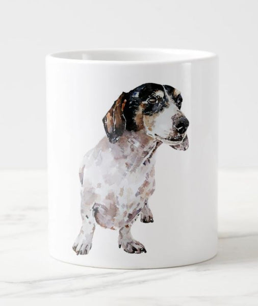 Piebald II Dachshund Ceramic Mug 15oz