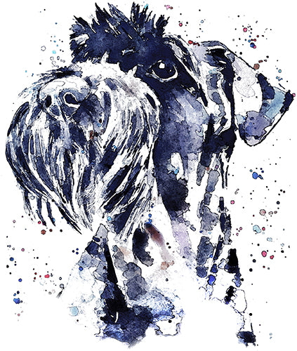 "Schnauzer: What's Cooking?" - Watercolour Print