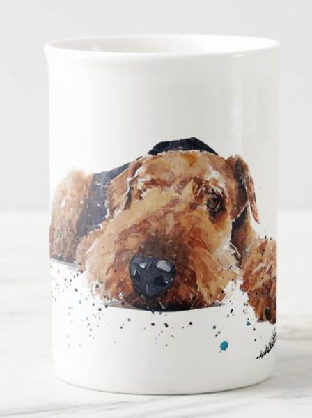 Airedale Terrier Windsor fine bone china Mug 10 oz