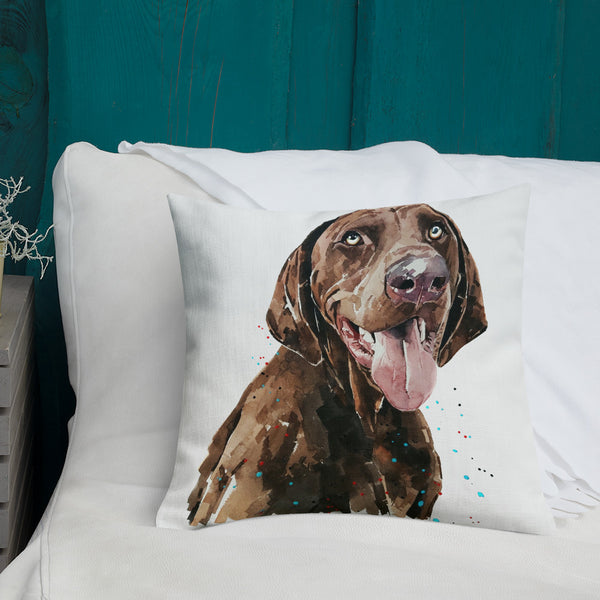 German Shorthaired Pointer Premium Pillow/GSP Cushion