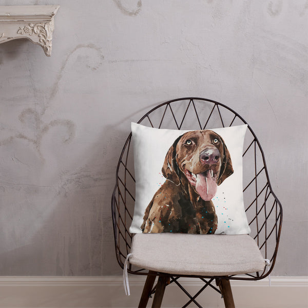 German Shorthaired Pointer Premium Pillow/GSP Cushion
