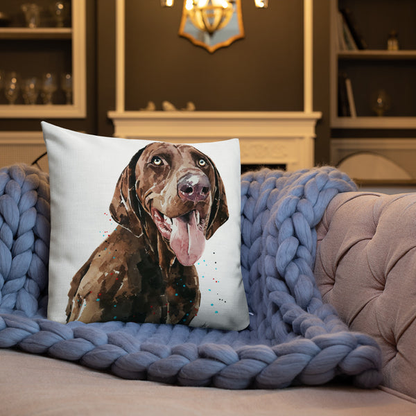 German Shorthaired Pointer Premium Pillow/GSP Cushion