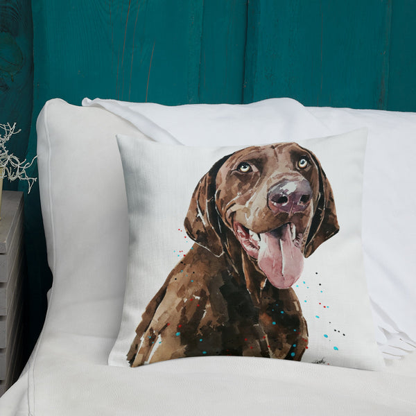 German Shorthaired Pointer Premium Pillow/GSP Cushion