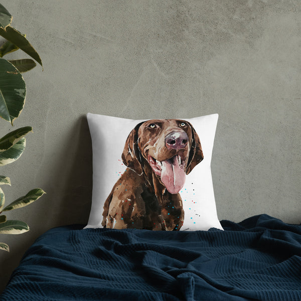 German Shorthaired Pointer Premium Pillow/GSP Cushion