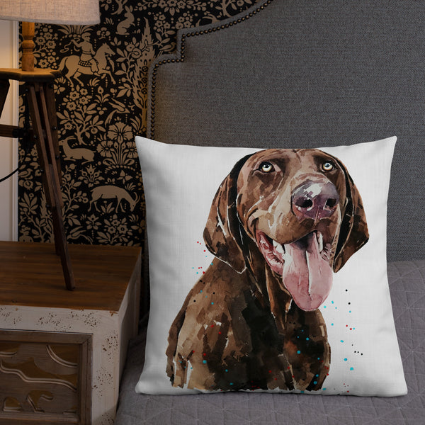 German Shorthaired Pointer Premium Pillow/GSP Cushion
