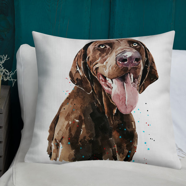 German Shorthaired Pointer Premium Pillow/GSP Cushion