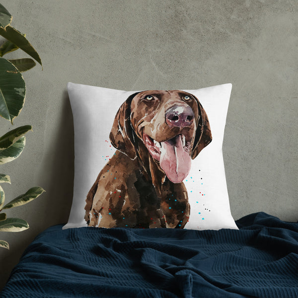 German Shorthaired Pointer Premium Pillow/GSP Cushion
