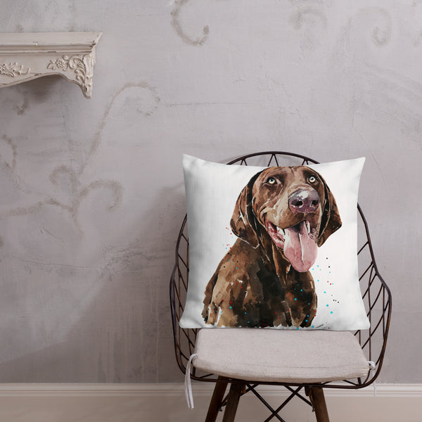 German Shorthaired Pointer Premium Pillow/GSP Cushion
