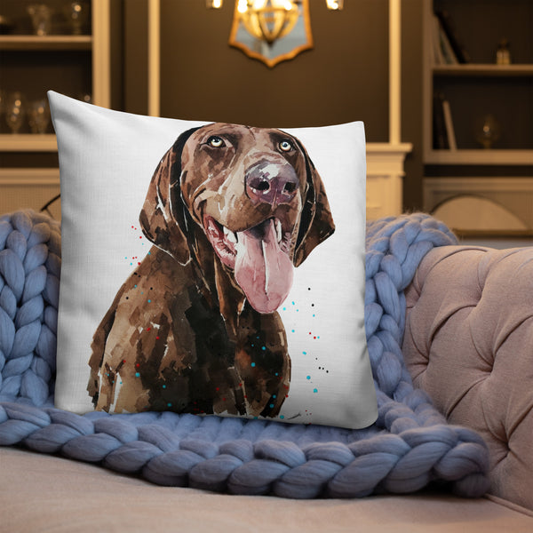 German Shorthaired Pointer Premium Pillow/GSP Cushion