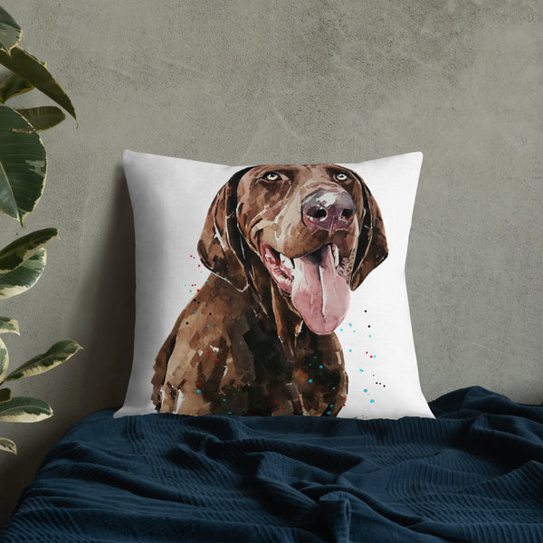 German Shorthaired Pointer Premium Pillow/GSP Cushion