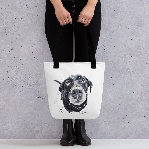 Black Labrador Art Tote bag