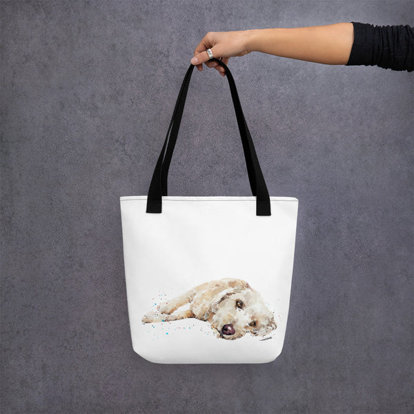 Labradoodle Watercolour Art Tote bag
