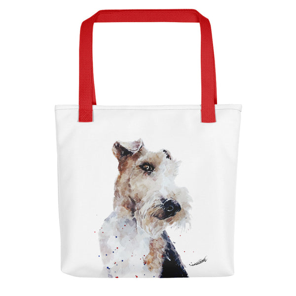 Wire Fox Terrier Art Tote bag