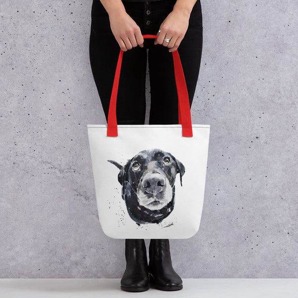 Black Labrador Art Tote bag