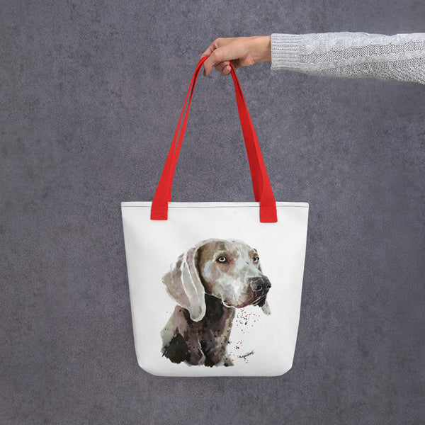 Weimaraner The Boss Art Tote bag