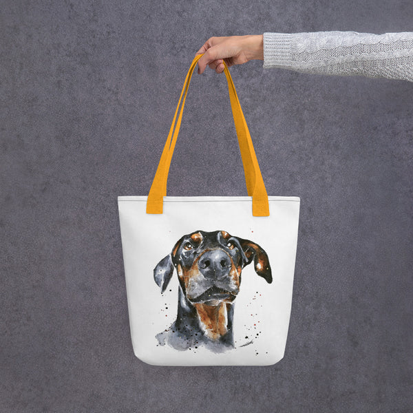 Doberman Art Tote bag