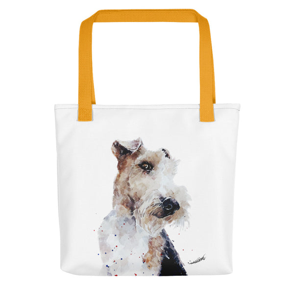 Wire Fox Terrier Art Tote bag