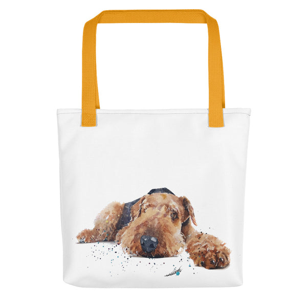 Airedale Terrier Art Tote bag