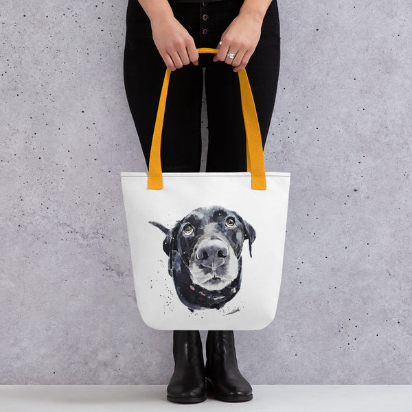 Black Labrador Art Tote bag