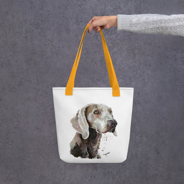 Weimaraner The Boss Art Tote bag