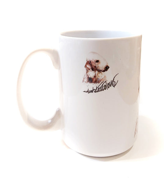 Bedlington Terrier 3 Large Ceramic Mug 15 oz - Bedlington Terrier Mug,Bedlington Terrier mug gift ,Bedlington Terrier,Bedlington Terrier Mug