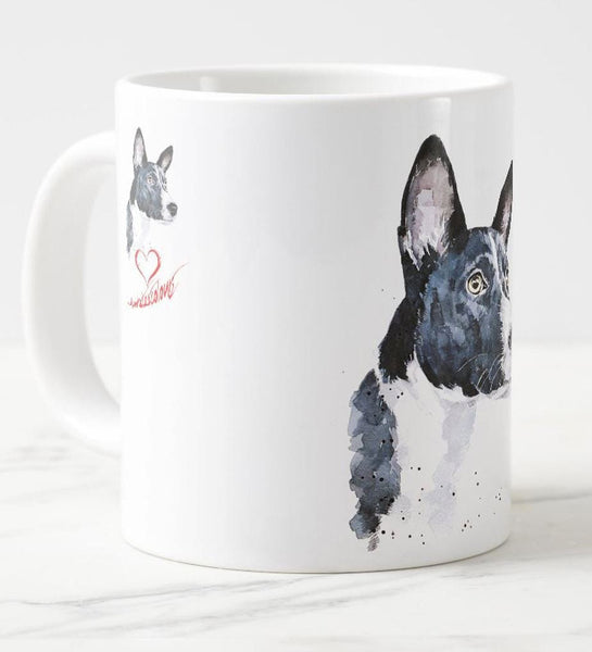 Large Basenji 2 Ceramic Mug 15 oz-  Basenji Coffee Mug, Basenji mug gift ,Basenji Mug,Basenji ceramic mug