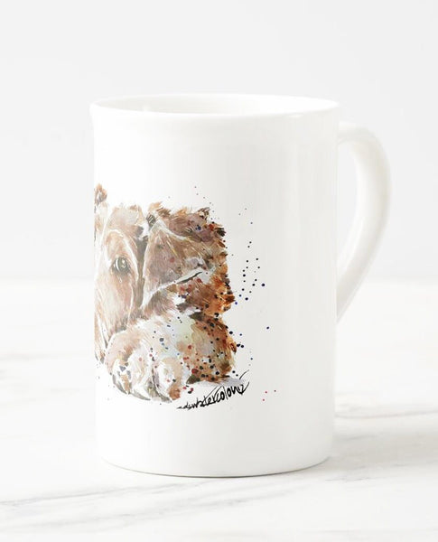 Irish Terrier 2 Windsor fine bone china Mug 10 oz-  Irish Terrier Coffee Mug, Irish Terrier mug gift ,Irish Terrier, Irish Terrier Mug