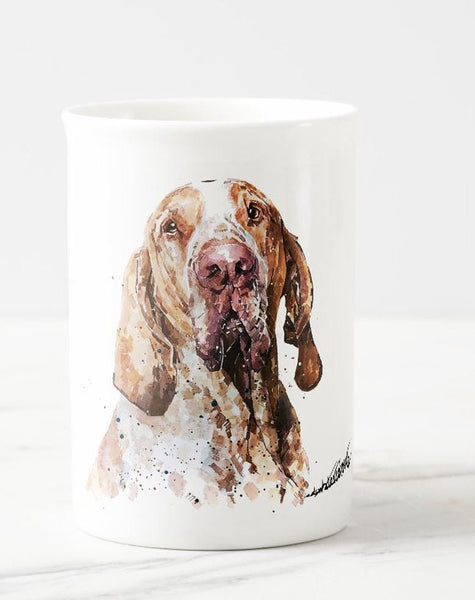 Bracco Italiano Windsor fine bone china Mug 10 oz-  Bracco Italiano Coffee Mug,Bracco Italiano mug gift ,Bracco Italiano,Bracco Italiano Mug