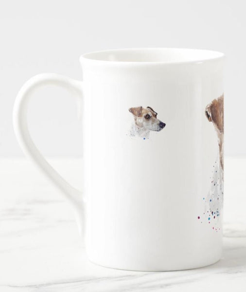 Jack Russell Windsor fine bone china Mug 10 oz-  Jack Russell Coffee Mug, Jack Russell mug gift ,Jack Russell Mug