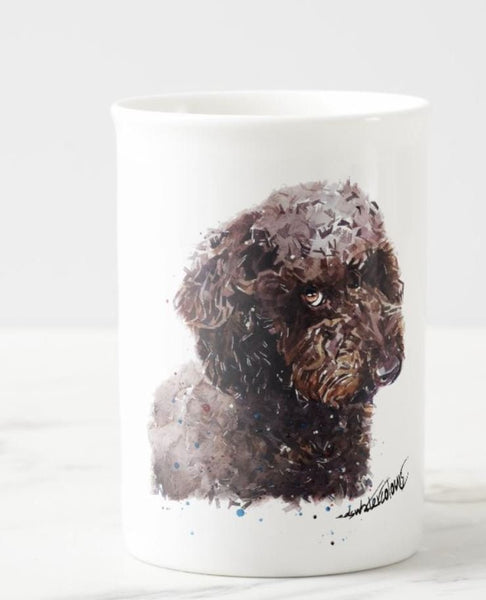 Chocolate Cockapoo "I Spy" - Windsor fine bone china Mug 10oz-Chocolate Cockapoo Coffee Mug,Cockapoo mug gift ,Cockapoo Cup,Cockapoo tea cup