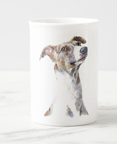 Sighthound Pomp - Windsor fine bone china Mug 10oz- Sighthound Coffee Mug,Sighthound mug gift ,whippet Cup,whippet  tea cup