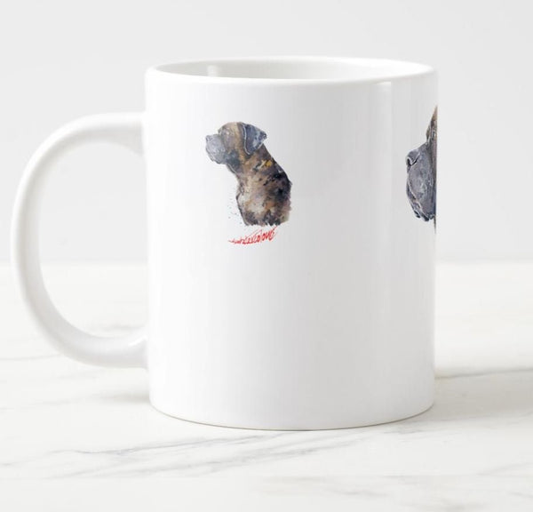 Brindle Cane Corso Ceramic Mug 15 oz- Cane Corso Coffee Mug,Brindle Cane Corso mug gift ,Cane Corso Tea Mug
