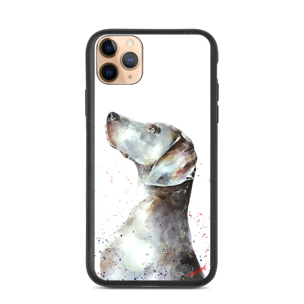 "Weimaraner: Regal" - Biodegradable iPhone Case