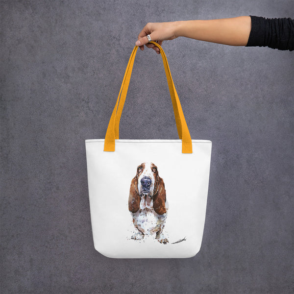 "Basset Hound (Version 3)" - Tote Bag