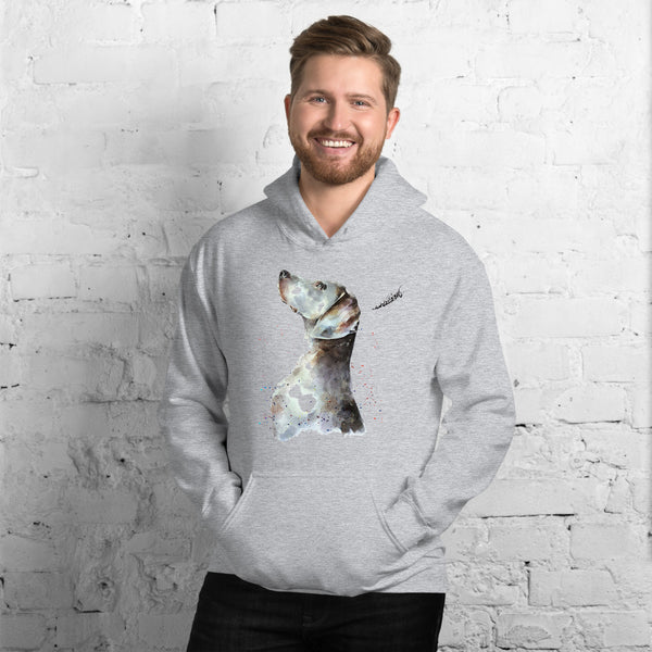 "Weimaraner: Regal" - Unisex Heavy Blend Gildan Hoodie