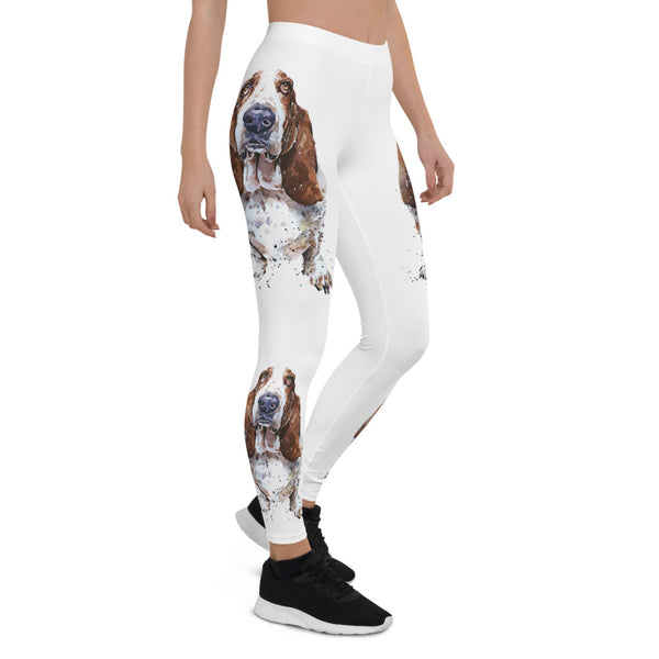 "Basset Hound (Version 3)" - Female Leggings