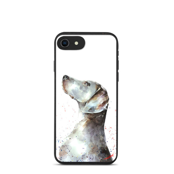 "Weimaraner: Regal" - Biodegradable iPhone Case