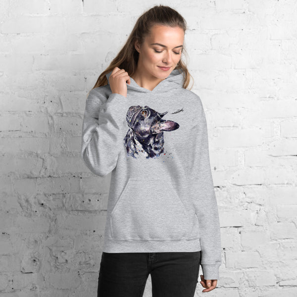 "French Bulldog (Version 1)" - Heavy Blend Unisex Hoodie