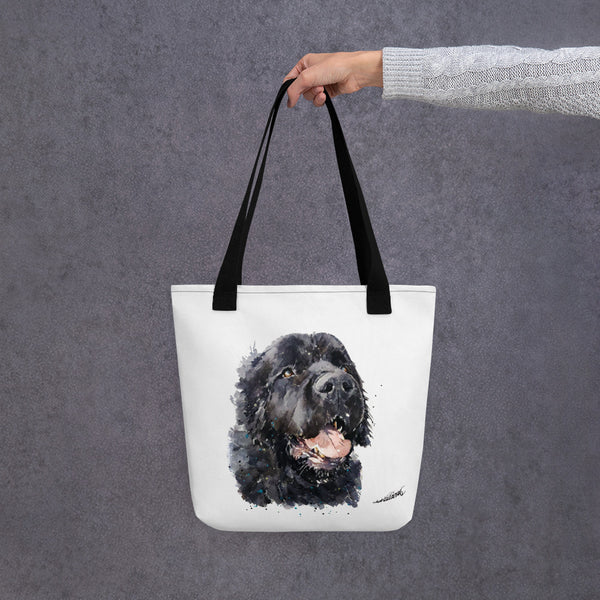"Newfoundland Dog" - Tote Bag