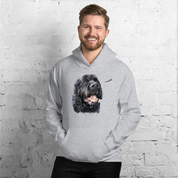 "Newfoundland Dog" - Unisex Hoodie
