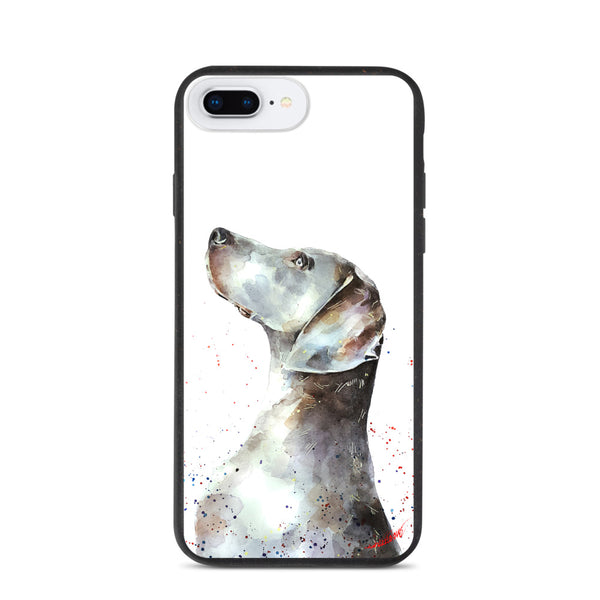 "Weimaraner: Regal" - Biodegradable iPhone Case