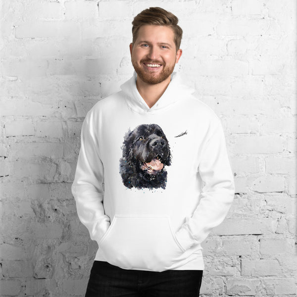 "Newfoundland Dog" - Unisex Hoodie