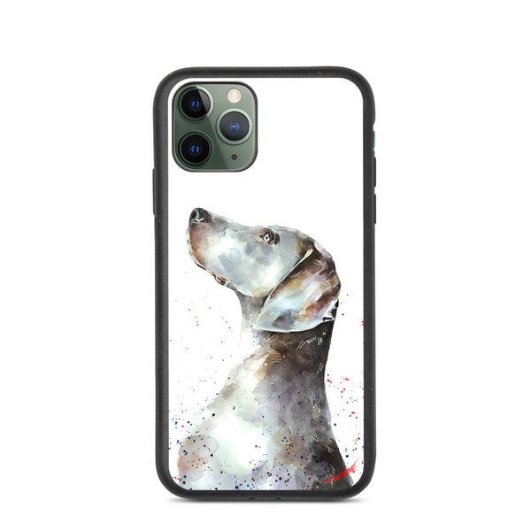 "Weimaraner: Regal" - Biodegradable iPhone Case
