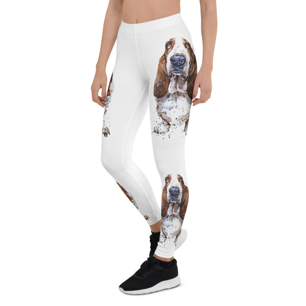 "Basset Hound (Version 3)" - Female Leggings