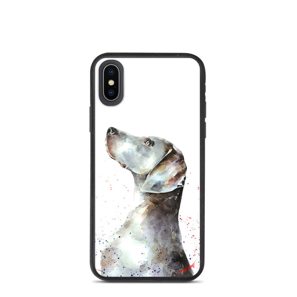 "Weimaraner: Regal" - Biodegradable iPhone Case
