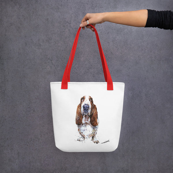 "Basset Hound (Version 3)" - Tote Bag